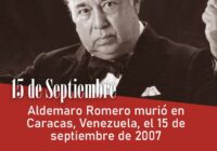 Aldemaro Romero murió en Caracas, Venezuela, el 15 de septiembre de 2007