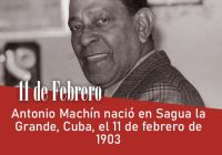 Antonio Machín nació en Sagua la Grande, Cuba, el 11 de febrero de 1903
