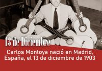 Carlos Montoya nació en Madrid, España, el 13 de diciembre de 1903