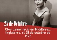 Cleo Laine nació en Middlesex, Inglaterra, el 28 de octubre de 1927