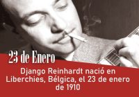 Django Reinhardt nació en Liberchies, Bélgica, el 23 de enero de 1910