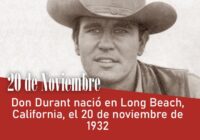 Don Durant nació en Long Beach, California, el 20 de noviembre de 1932