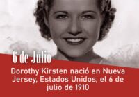 Dorothy Kirsten nació en  Nueva Jersey, Estados Unidos, el 6 de julio de 1910