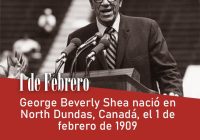 George Beverly Shea nació en North Dundas, Canadá, el 1 de febrero de 1909