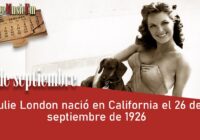 Julie London nació en California el 26 de septiembre de 1926