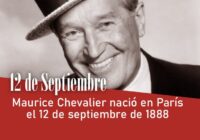Maurice Chevalier nació en París el 12 de septiembre de 1888