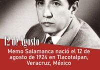 Memo Salamanca nació en Tlacotalpan, Veracruz, México, el 12 de agosto de 1924